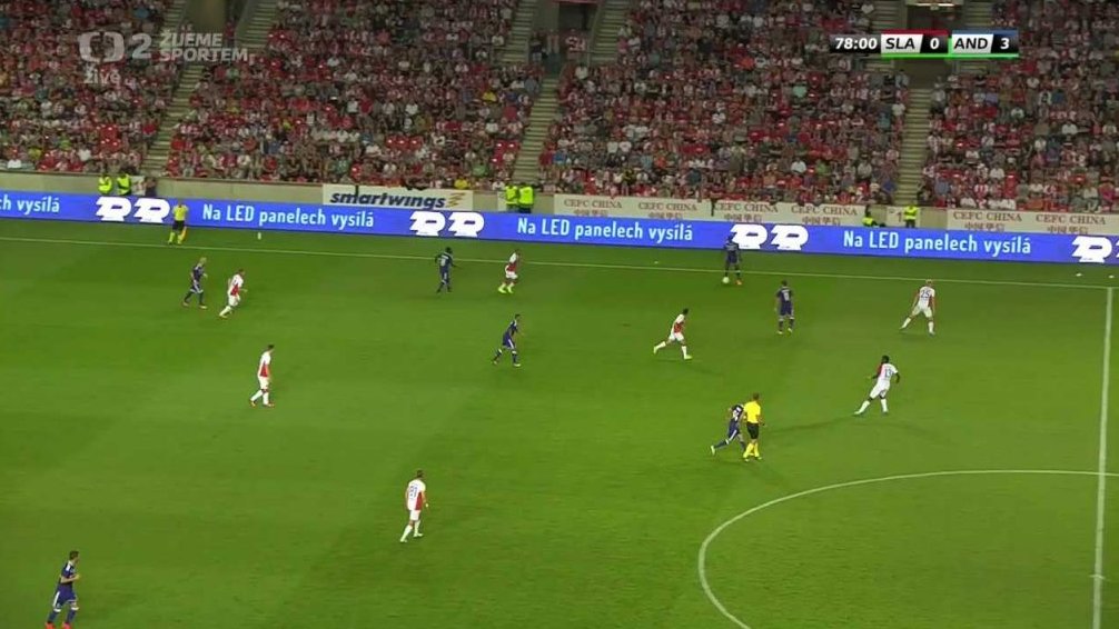 SK Slavia Praha RSC Anderlecht Evropská liga UEFA Česká televize