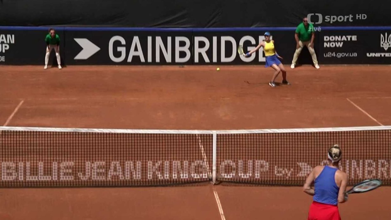 Ukrajina Česko Billie Jean King Cup Česká televize