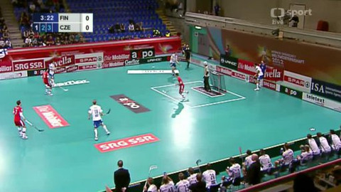 MS ve florbalu mužů 2012 Švýcarsko - Česko - Finsko