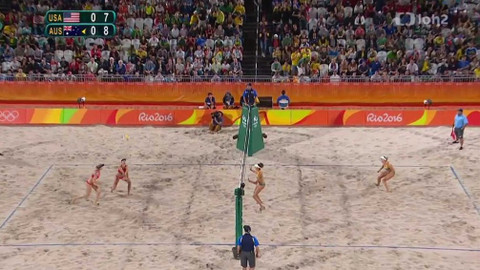 XXXI. letní olympijské hry 2016 Rio de Janeiro - Plážový volejbal: USA - Austrálie (ženy)