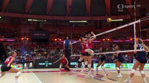 MS ve volejbalu žen 2025 Thajsko - USA - Kanada