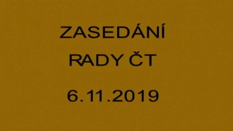 Jednání Rady České televize - 19. jednání Rady ČT v roce 2019