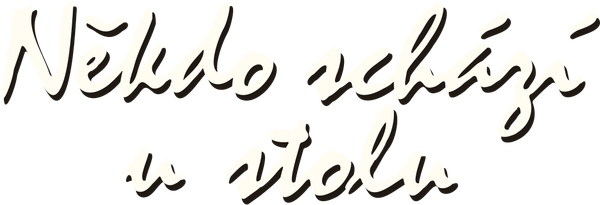 Někdo schází u stolu