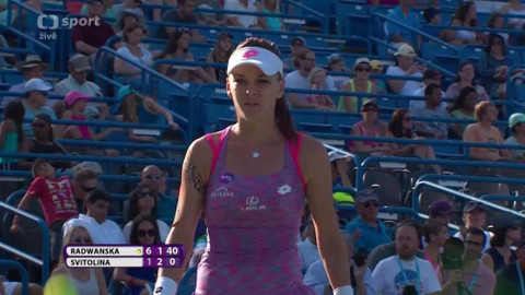 Connecticut Open 2016 - Agnieszka Radwaňská - Elina Svitolinová