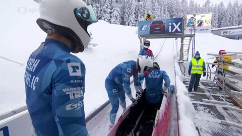 MS v bobech a skeletonu 2021 Německo - 1. jízda čtyřbobu mužů