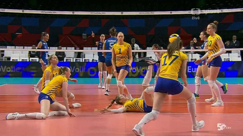 ME ve volejbalu žen 2023 - Srbsko - Švédsko