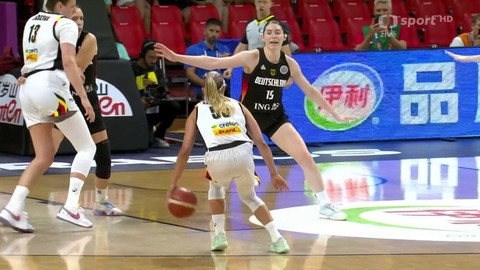 ME v basketbalu žen 2025 - Belgie - Německo