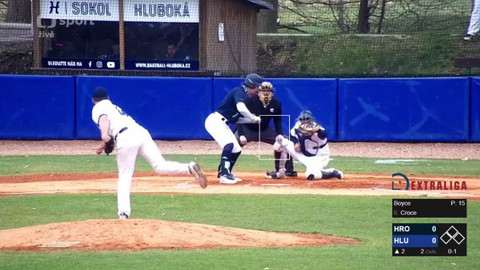 Česká baseballová Extraliga - Sokol Hluboká - Hroši Brno