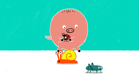 Naše prasátko - 48/52 Šneček