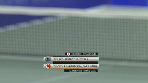 Stolní tenis - TJ Slavoj Severotuk Ústí n.L. - TJ Sokol PP Hradec Králové 2 Imeda