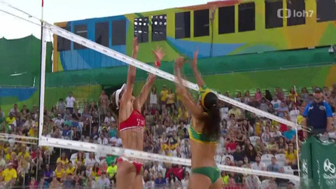 XXXI. letní olympijské hry 2016 Rio de Janeiro - Plážový volejbal: Brazílie - Švýcarsko (ženy)