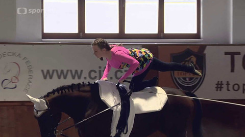 Jezdectví - Mistrovství České republiky v paravoltiži Brno