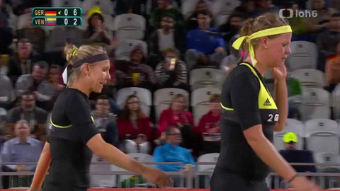 XXXI. letní olympijské hry 2016 Rio de Janeiro - Plážový volejbal: Německo - Venezuela (ženy)