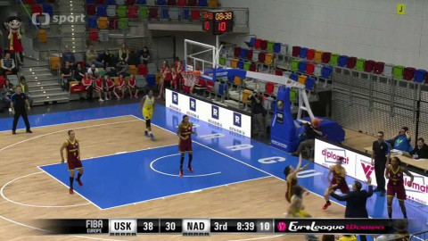 Evropská liga v basketbalu - ZVVZ USK Praha - Naděžda Orenburg