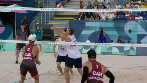 XXXIII. letní olympijské hry 2024 Paříž - Plážový volejbal: Schweiner/Perušič - Schachter/Dearing