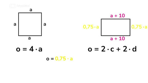 Nebojte se matematiky - 4/5 Problémová úloha na výpočet obvodu a obsahu