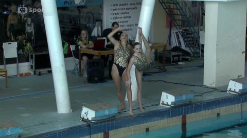 Plavání - M ČR v synchronizovaném plavání