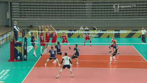 Zlatá evropská volejbalová liga - Turecko - Chorvatsko