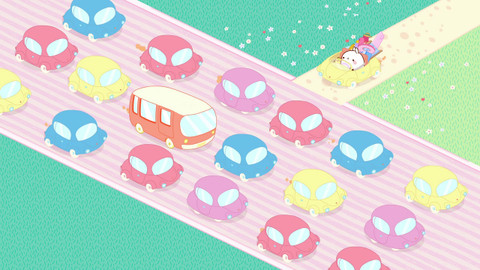 Molang - Dopravní zácpa