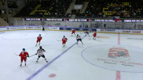 MS v ledním hokeji hráčů do 18 let 2023 Švýcarsko - Česko - Kanada