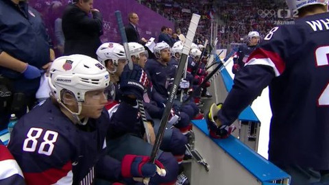 XXII. zimní olympijské hry 2014 Soči - Lední hokej: USA - Rusko