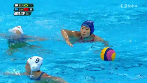 XXXI. letní olympijské hry 2016 Rio de Janeiro - Vodní pólo: Brazílie - Čína (ženy)