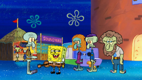 SpongeBob v kalhotách - Jak pohlídat dům / Klidný jazzový koncert