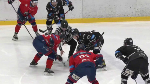 Univerzitní liga ledního hokeje - Black Dogs Budweis - UK Kings Prague