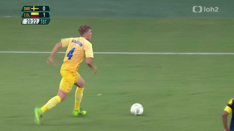 XXXI. letní olympijské hry 2016 Rio de Janeiro - Fotbal: Švédsko - Kolumbie (muži)