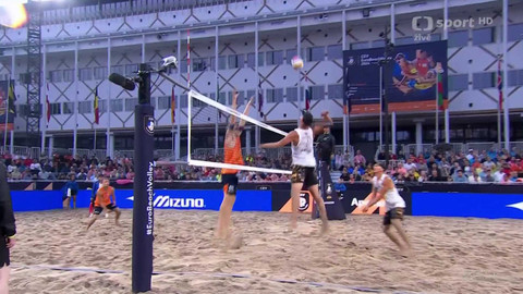 ME v plážovém volejbalu 2024 Nizozemsko - Nizozemsko - Polsko