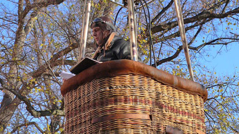 Vzduchoplavec Kráčmera - Nad Krnovem