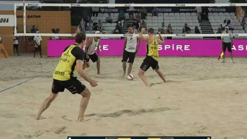 Plážový volejbal - Perušič / Schweiner (CZE) - Losiak / Bryl (POL)