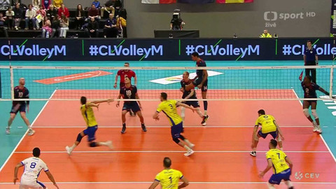 Liga mistrů ve volejbalu - VK Lvi Praha - Guaguas Las Palmas