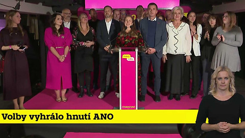 Volby 2025 - Volební studio s tlumočením do znakového jazyka