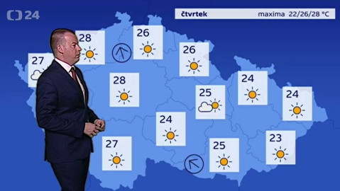 Předpověď počasí - 17. května 2017 17:55