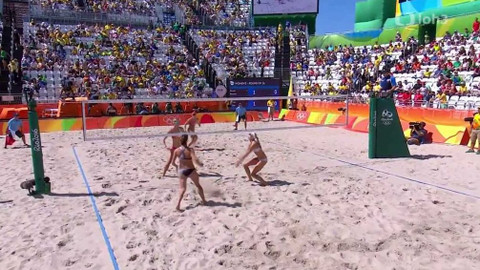 XXXI. letní olympijské hry 2016 Rio de Janeiro - Plážový volejbal: Kanada - Kanada (ženy)