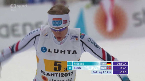 MS v klasickém lyžování 2017 Finsko - Závod družstev v běhu na lyžích na 4 x 5 km