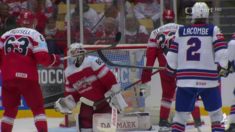 MS v ledním hokeji mužů 2025 Švédsko, Dánsko - Dánsko - USA