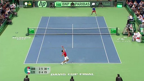 Davis Cup - Finále Srbsko - Česko