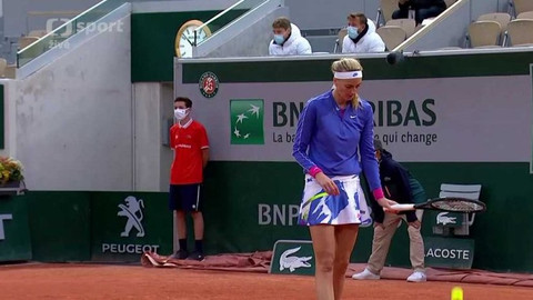 Roland Garros 2020 - Petra Kvitová - Leylah Annie Fernandezová