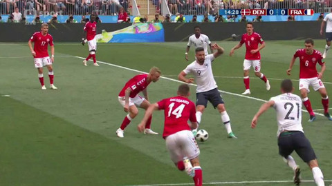 FIFA MS ve fotbalu 2018 Rusko - Dánsko - Francie