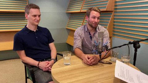 Background ČT24 - Vít Kubant a Martin Štorkán