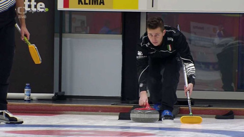 Curling - Česko / Klíma - Itálie / Rizzolli