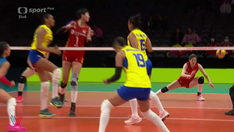 MS ve volejbalu žen 2022 Nizozemsko, Polsko - Čína - Kolumbie