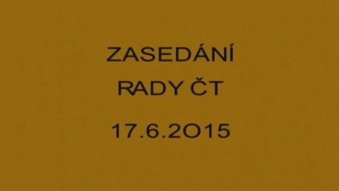 Jednání Rady České televize - 12. jednání Rady ČT v roce 2015