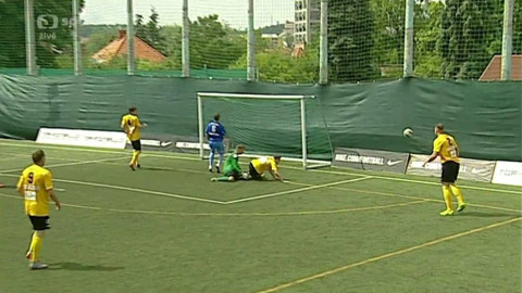 Superliga malého fotbalu - Staropramen Praha - Olomouc