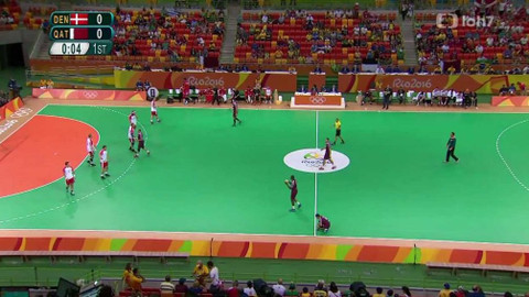 XXXI. letní olympijské hry 2016 Rio de Janeiro - Házená: Dánsko - Katar (muži)