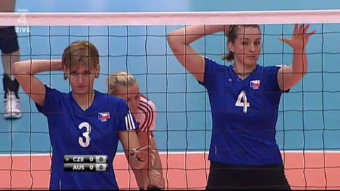 Volejbal - Česko - Rakousko