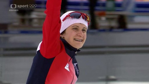 XXII. zimní olympijské hry 2014 Soči - Rychlobruslení: 5000m (ženy) + květinový ceremoniál