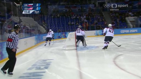 XXII. zimní olympijské hry 2014 Soči - Lední hokej: Slovensko - USA